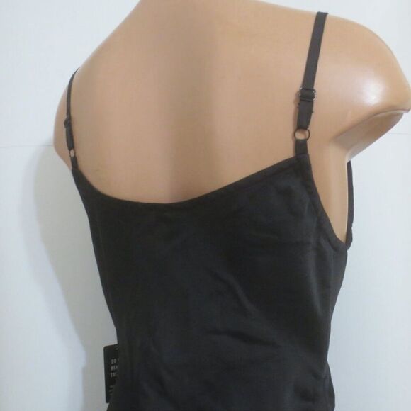 NWT Express Black Cowl Neck Ruched Side Tie Mini Slip Dress Size Small - Picture 12 of 16